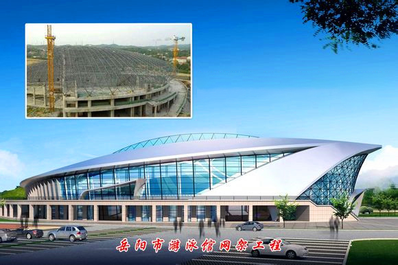 雅安游泳池网架